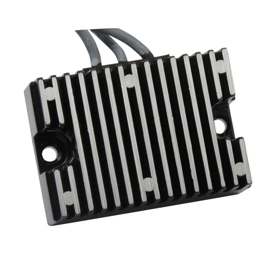 Solid State regulator black or chrome Fits: > 82-E84 XL Sportster