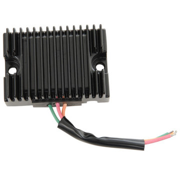 TC-Choppers Solid State regulator black  12V; generator models Fits: > 65-77 XL; 65-69 FL