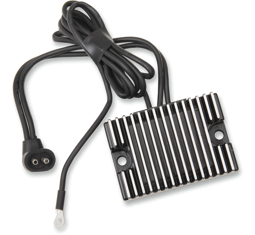 Solid State regulator black or chrome Fits: > 89-99 Evo Bigtwin