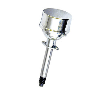 MCS ignition distributor. 2-hole. Chrome Fits: > 36-65 Bigtwin