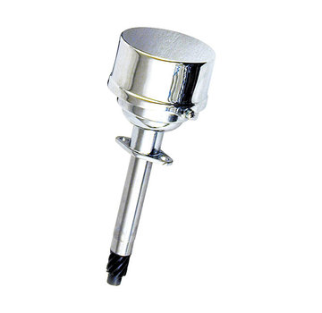 MCS ignition distributor. 2-hole. Chrome Fits: > 36-65 Bigtwin