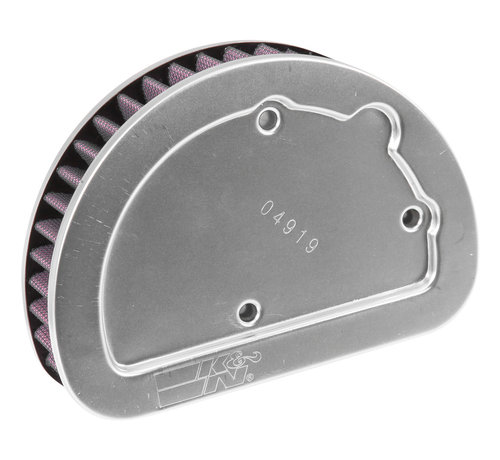 K&N washable High Flow Air Filter Element Fits: > 14-16 Touring; 17-21 Trikes 16-17 Softail