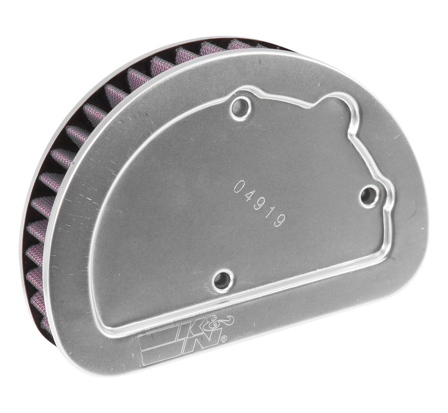 washable High Flow Air Filter Element Fits: > 14-16 Touring; 17-21 Trikes 16-17 Softail