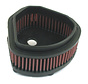 washable High Flow Air Filter Element Fits: > 86-89 Evo Bigtwin