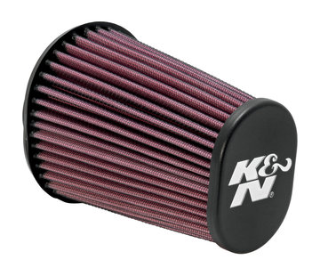 K&N Elemento de filtro de aire de flujo alto lavable cromado o negro Se adapta a: > Aircharger / Forcewinder