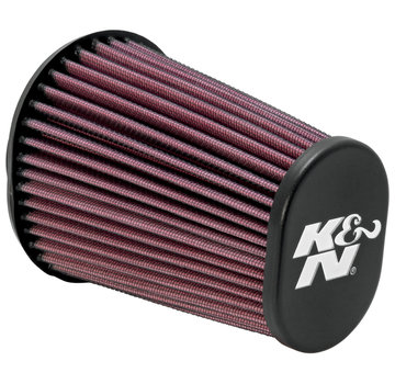 K&N Élément de filtre à air à haut débit lavable chromé ou noir Compatible avec : > Aircharger / Forcewinder