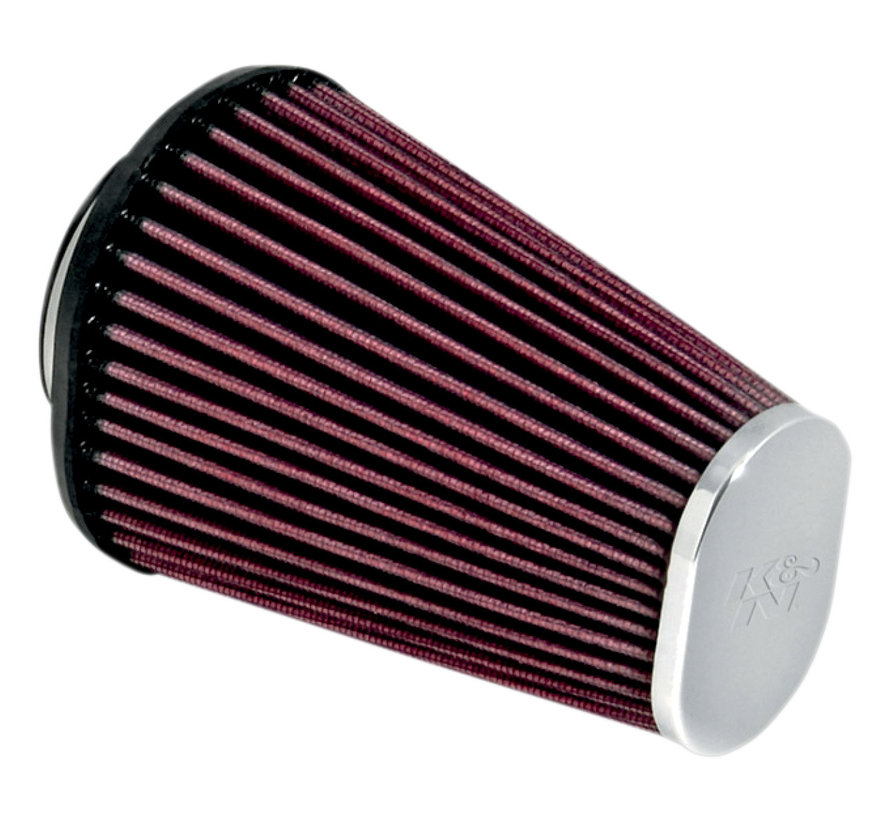 washable High Flow Air Filter Element chrome or black Fits: > Aircharger / Forcewinder