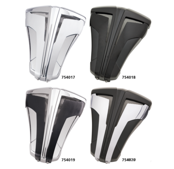 Ciro 3d products Kit de filtro de aire Cipher Negro o cromado Se adapta a:> 2008-2016 Touring, 14-17 Softail, Dyna
