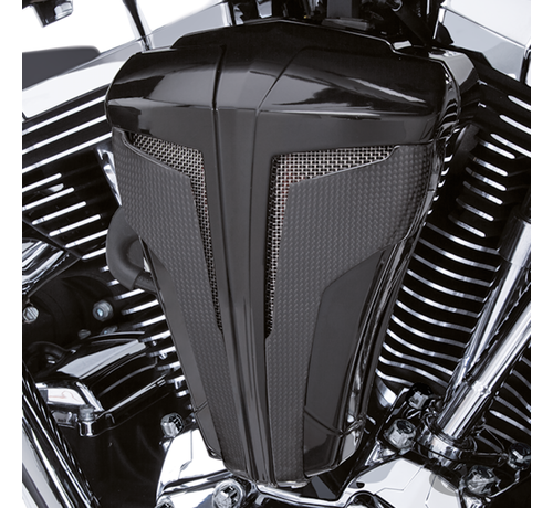 Ciro 3d products Kit filtre à air Cipher Noir ou chromé Pour :> 2008-2016 Touring 14-17 Softail Dyna