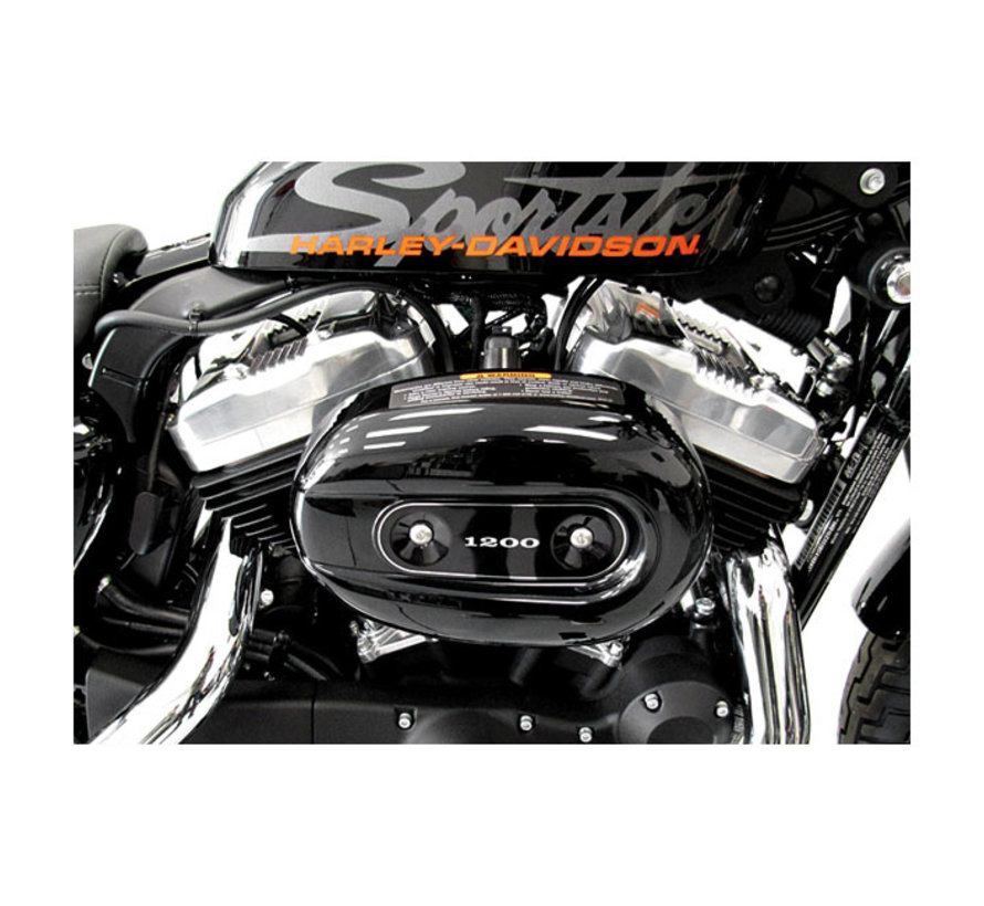 Ensamblaje del filtro de aire Sportster Se adapta a: > 91-21 XL Sportster