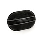 Aircleaner breather style oval black or chrome Fits: > 90-17 Bigtwin 88-21 XL Sportster