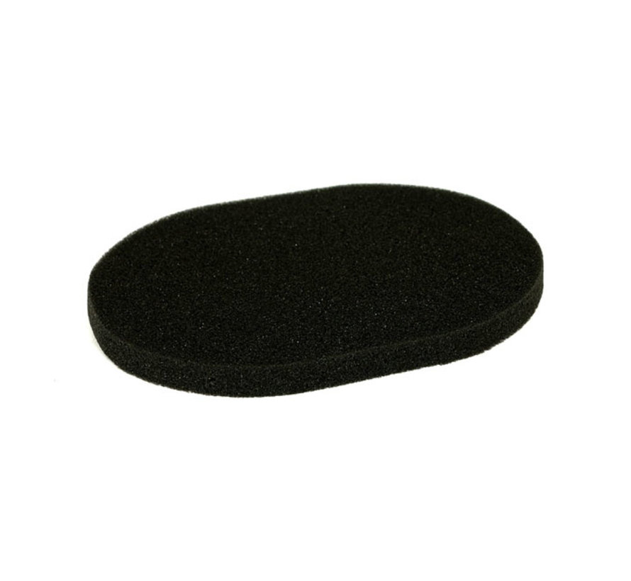 Replacement foam air filter element oval