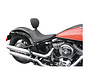 Wide Tripper solo seat smooth with rider backrest Fits: > 11-13 Softail FXS Blackline; 11-17 FLS/S Softail Slim