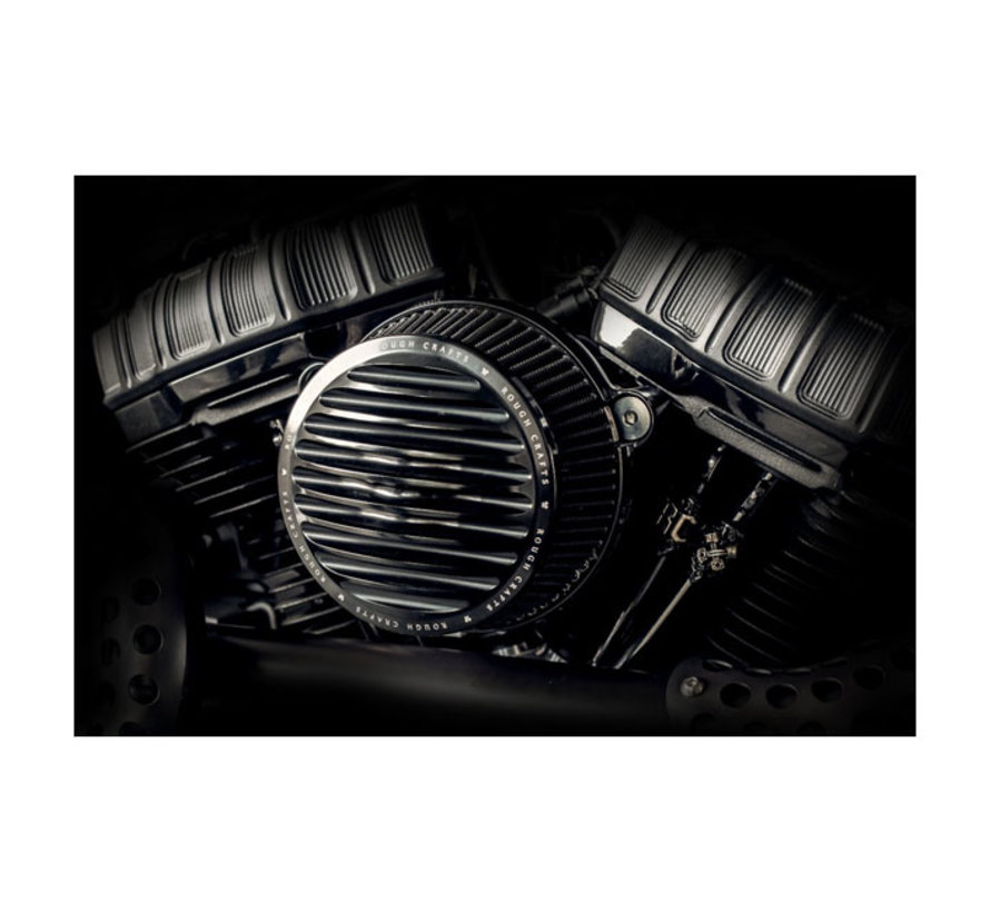 air cleaner cover for Big Sucker Black Fits: > 18-21 M8 Softail; 17-21 M8 Touring