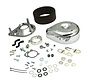 Classic Teardrop Air Cleaner Kit black or chrome Fits: > CV 93-06 Bigtwin Delphi 01-15 Softail; 04-17 Dyna 02-07 Touring