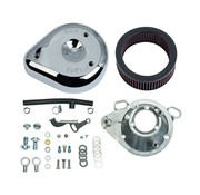 S&S Classic Teardrop Luftfilter-Kit Chrom Passend für: > 99-17 Twin Cam