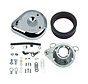 Classic Teardrop Air Cleaner Kit chroom Past op: > 99-17 Twin Cam