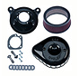 Kit de filtro de aire Mini Teardrop Stealth conjunto de filtro de aire Negro o cromado Compatible con: > 00-15 Softail; 99-17 Dyna 99-07 de gira