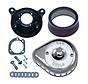 Mini Teardrop Stealth air cleaner kit air cleaner assembly Black or Chrome Fits: > 91-06 XL Sportster