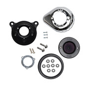 S&S Air stinger stealth air cleaner kit, air cleaner assembly Black or Chrome Fits: > 00-15 Softail; 99-17 Dyna, 99-07 Touring