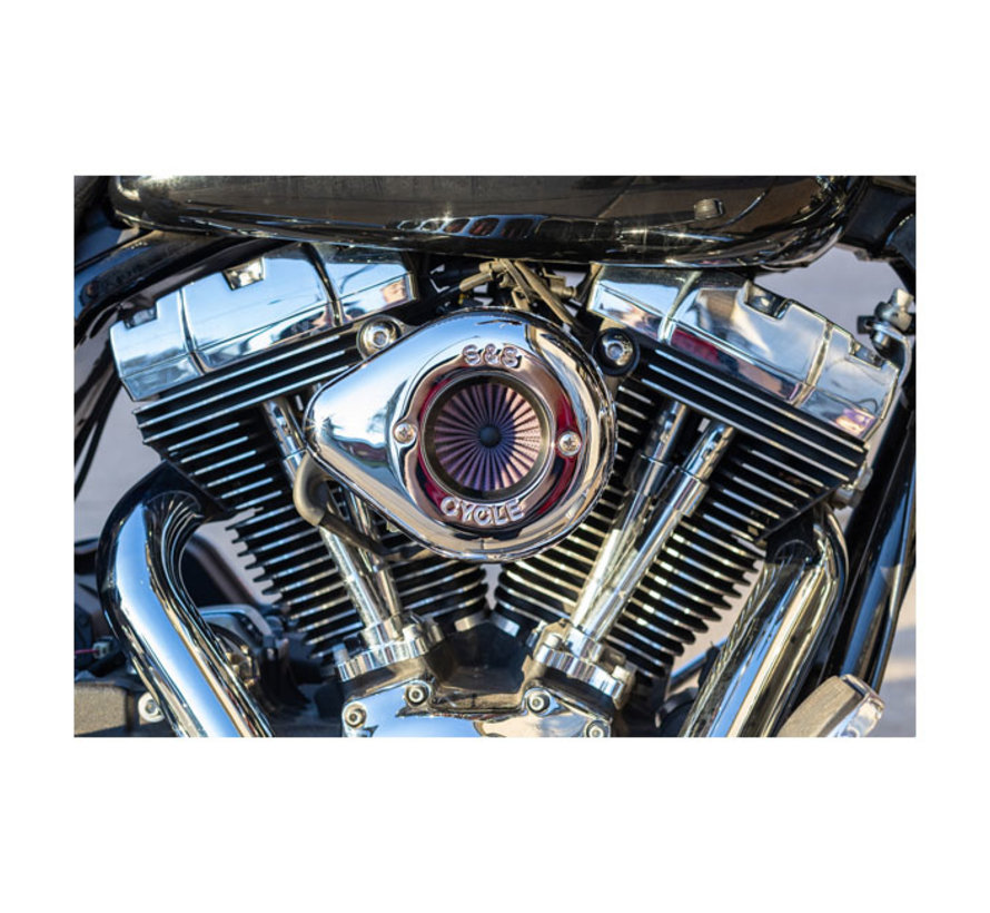 Air stinger stealth air cleaner kit air cleaner assembly Black or Chrome Fits: > 16-17 Softail; 2017 FXDLS; 08-16 Touring Trike