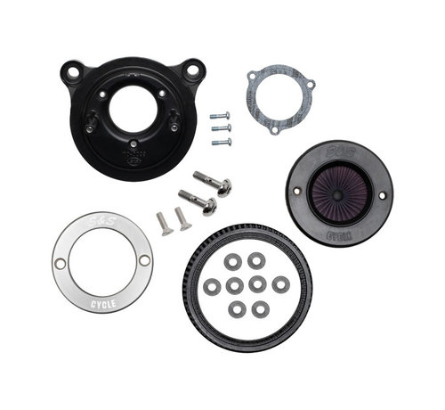 S&S Air stinger stealth air cleaner kit air cleaner assembly Fits: > 00-15 Softail; 99-17 Dyna 99-07 Touring