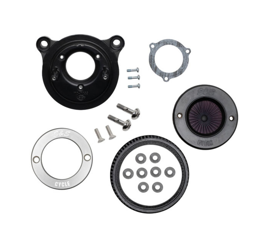 Air stinger stealth open air cleaner kit air cleaner assembly Fits: > 16-17 Softail; 2017 FXDLS; 08-16 Touring Trike