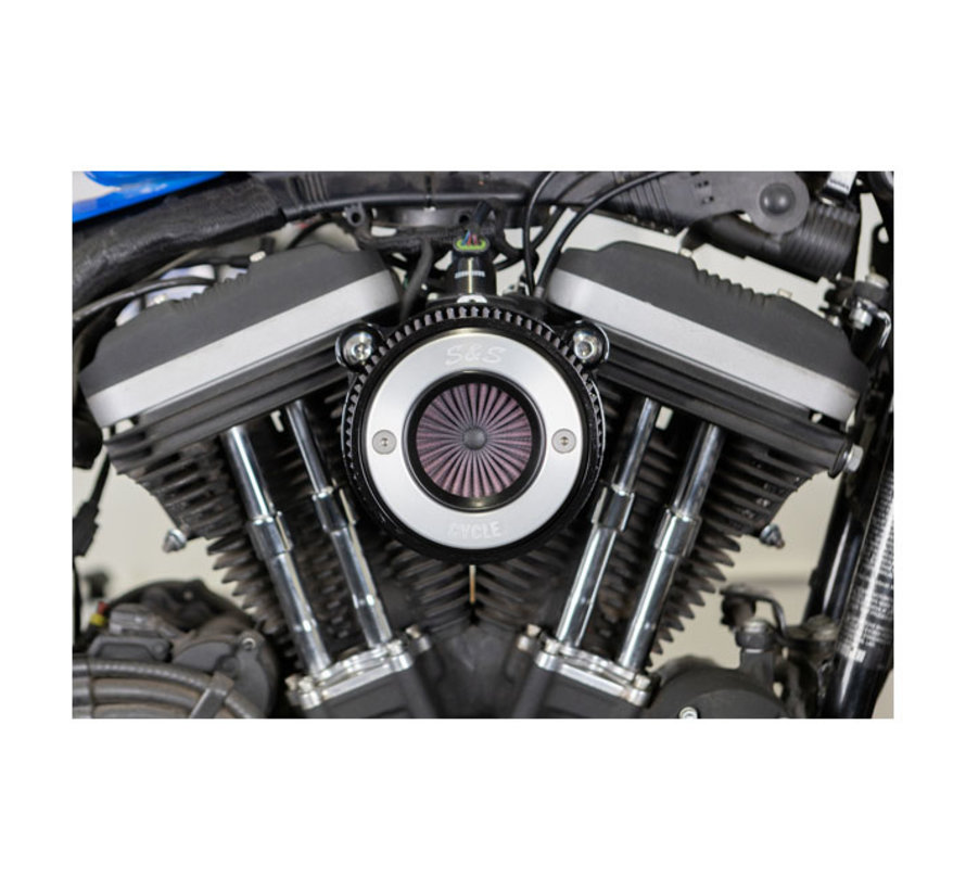 Air Stinger Stealth Open Luftfilter-Kit Luftfilter-Baugruppe Passend für: > 07-21 XL Sportster