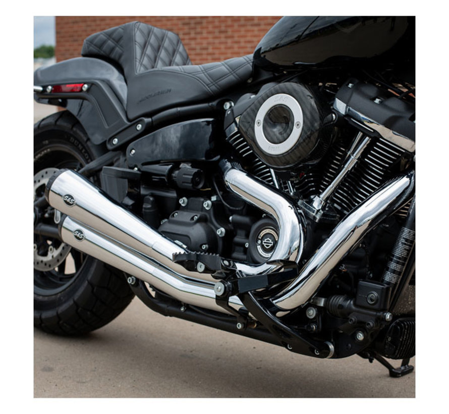 Conjunto de filtro de aire Stealth Carbon Chrome o Teardrop negro Se adapta a: > 18-21 Softail; 17-21 Turismo; 17-21 Triciclos