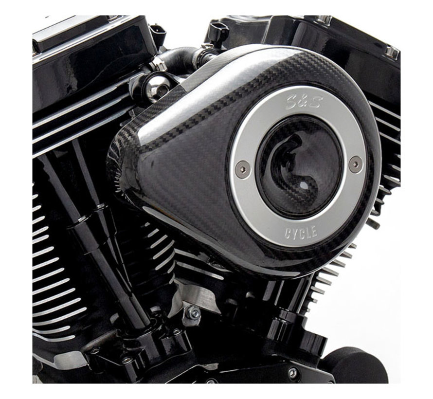 stealth Chrome Black or carbon air cleaner kit air cleaner assembly Fits: > 16-17 Softail; 2017 FXDLS; 08-16 Touring Trike