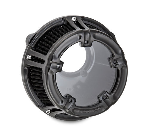 Arlen Ness Kit de filtro de aire Method Clear Chrome Black o Contrast conjunto de filtro de aire Se adapta a: > 00-15 Softail; 99-17 Dyna 99-07 de gira