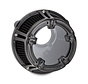 Method clear Chrome Black or Contrast air cleaner kit air cleaner assembly Fits: > 00-15 Softail; 99-17 Dyna 99-07 Touring