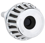 Rinehart Moto Series Inverted Air Cleaner Chrome or black air cleaner assembly Fits: > 18-21 Softail; 17-21 Touring; 17-21 Trikes