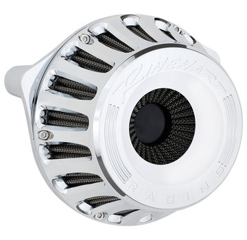 Rinehart Moto Series Inverted Air Cleaner Chrome of zwarte luchtfiltereenheid Past op: > 18-21 Softail; 17-21 toeren; 17-21 driewielers