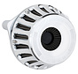 Moto Series Inverted Air Cleaner Chrome or black air cleaner assembly Fits: > 18-21 Softail; 17-21 Touring; 17-21 Trikes