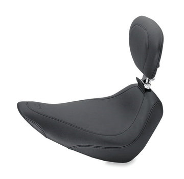 Mustang Wide Tripper solo seat. With rider backrest Fits: > 00-06 Softail