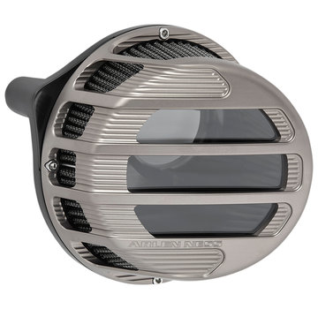 Arlen Ness Air Cleaner Side Kick Couleur noire, chrome ou titane Convient à : > 16-17 Softail ; FXDLS 2017 ; 08-16 Touring, Trike