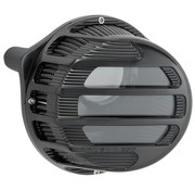 Arlen Ness Air Cleaner Side Kick Black, Chrome or Titanium color Fits: > 00-15 Softail; 99-17 Dyna, 99-07 Touring