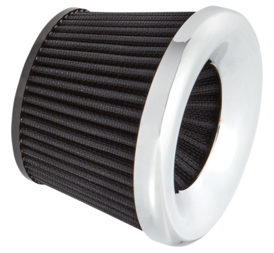 Replacement Velocity 65° Filter black or chrome Fits: Velocity 90° Air Cleaner Kit