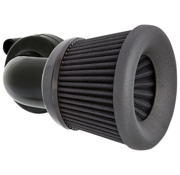 Arlen Ness Kit de filtro de aire Velocity 90° Negro o cromado Compatible con: > Sportster XL 07-21