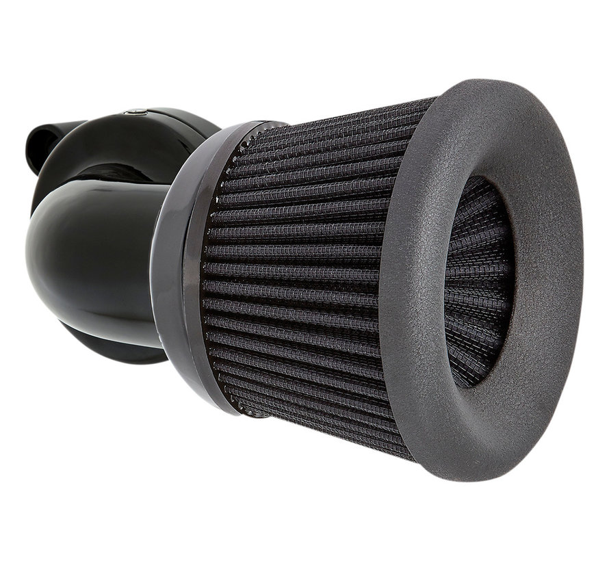 Kit de filtro de aire Velocity 90° Negro o cromado Compatible con: > Sportster XL 07-21
