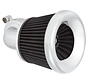 Kit de filtro de aire Velocity 90° Negro o cromado Compatible con: > Sportster XL 07-21
