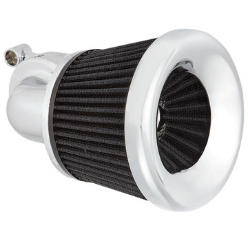 Arlen Ness Kit de filtre à air Velocity 90° noir ou chromé Compatible avec : > 18-21 Softail ; 17-21 Tournée ; 17-21 Tricycles