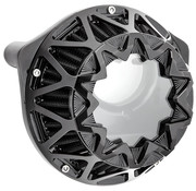 Arlen Ness Crossfire Air Cleaner Kit Zwart, Contrast of Chroom Geschikt voor: > 07-21 XL Sportster