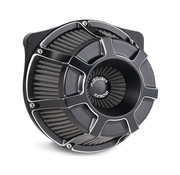 Arlen Ness Kit de filtro de aire de la serie invertida biselado negro o cromado Se adapta a: > Softail 18-21; 17-21 Turismo; 17-21 triciclos
