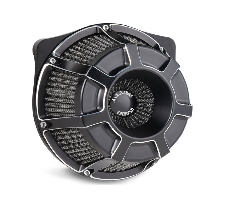 Inverted Series Air Cleaner Kit Beveled Black or Chrome Fits: > 18-21 Softail; 17-21 Touring; 17-21 Trikes