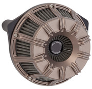 Arlen Ness Inverted Series Air Cleaner Kit 10 Gauge Zwart of Titanium Past op: > 18-21 Softail; 17-21 toeren; 17-21 driewielers