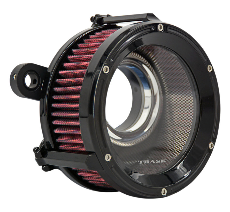 Assault Charge High-Flow Air Cleaner Black or Contrast Fits: > 18-21 Softail; 17-21 Touring; 17-21 Trikes