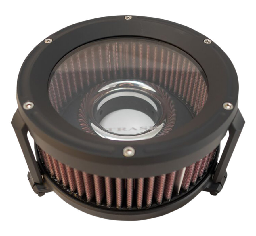 Assault Charge High-Flow Air Cleaner Black or Contrast Fits: > 18-21 Softail; 17-21 Touring; 17-21 Trikes