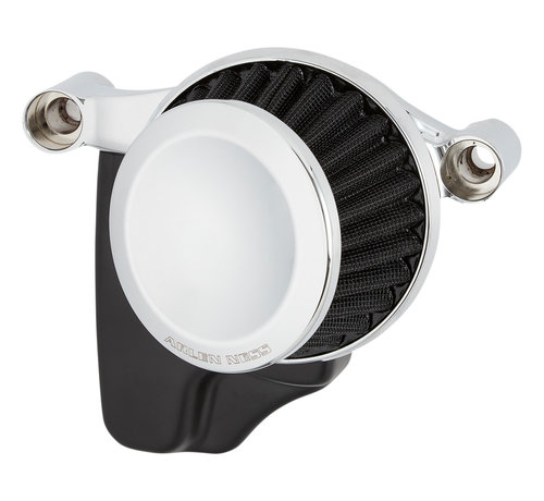 Arlen Ness Kit de filtre à air Mini 22° Noir ou Chrome Compatible avec : > 18-21 Softail ; 17-21 Tournée ; 17-21 Tricycles
